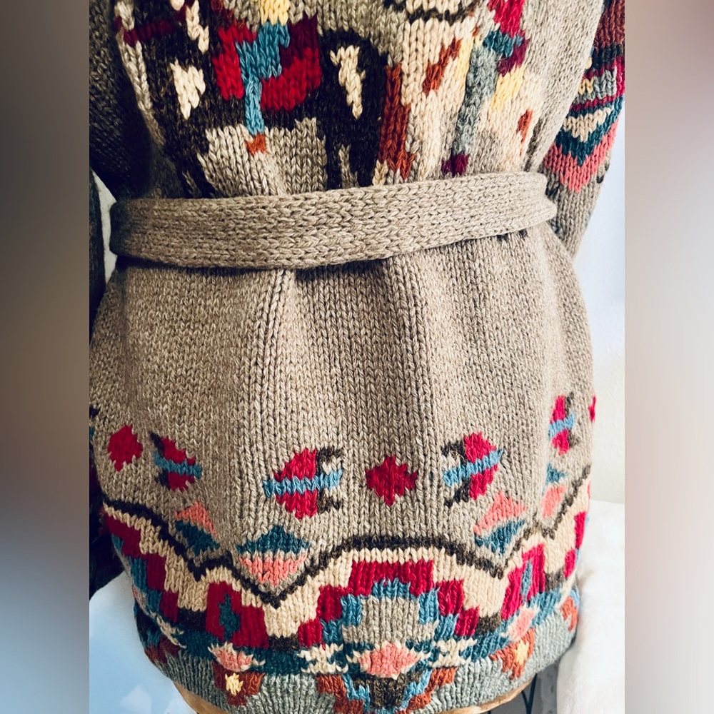 Rare Vintage Collector’s Ralph Lauren Country Cardigan Sweater - Picture 5 of 12